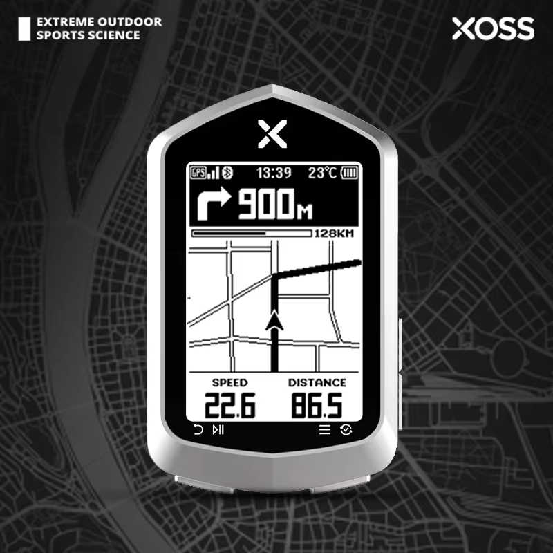 XOSS NAV Plus/NAV ordinateur de vélo sans fil cyclisme GPS compteur de vitesse carte Navigation étanche Bluetooth ANT +