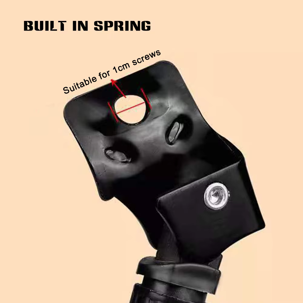 Support de vélo noir en alliage d'aluminium
