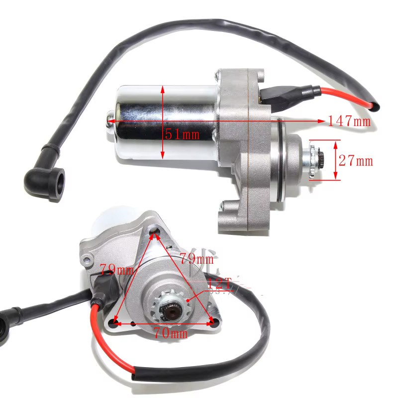 Démarreur électrique pour Pit Bike, 4 roues, 50CC, 70CC, 90CC, 110CC, 125CC, RL, D343, Bumosquito, Sandrail, Façades
