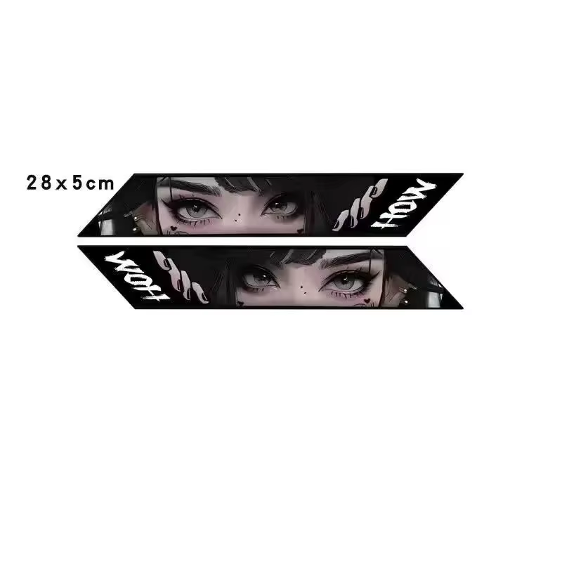 Autocollants décoratifs pour yeux de vélo