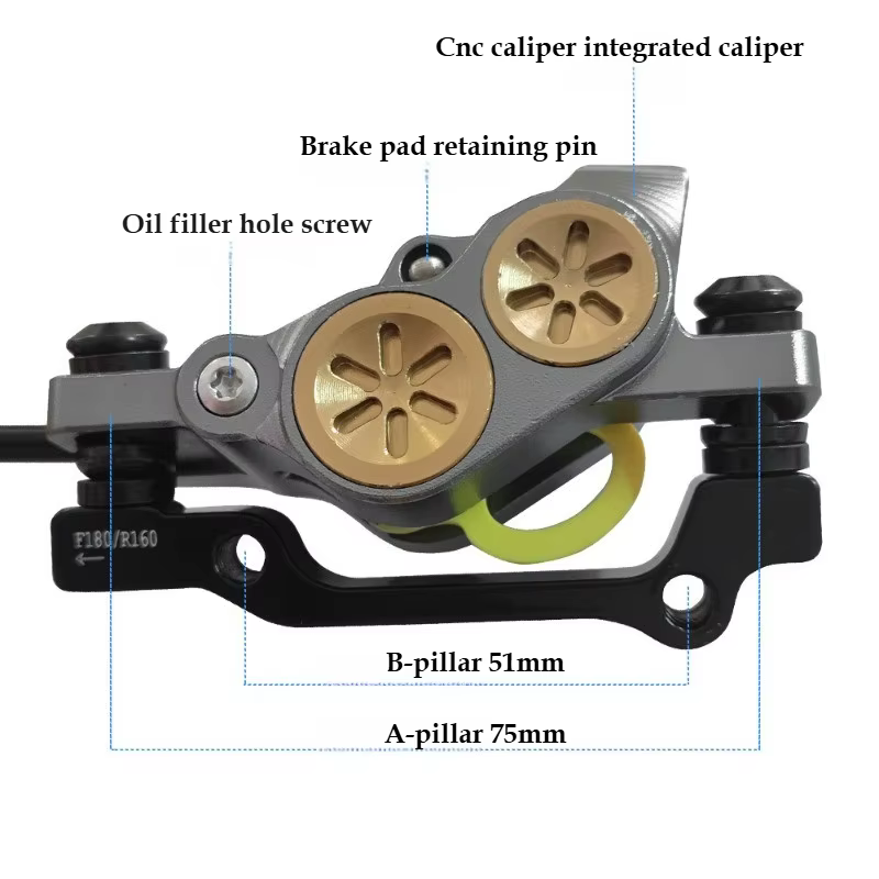 Vélo électrique pliable E-Bike XT 4 pistons