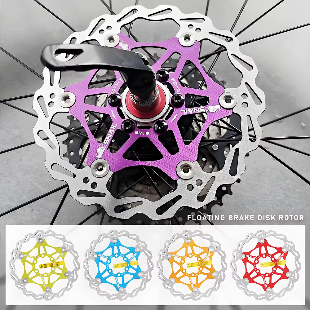 Disques de frein flottants SNAIL MTB pour vélo