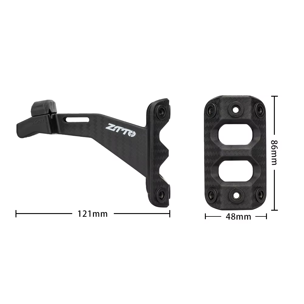 Extension universelle de porte-bidon de vélo en carbone