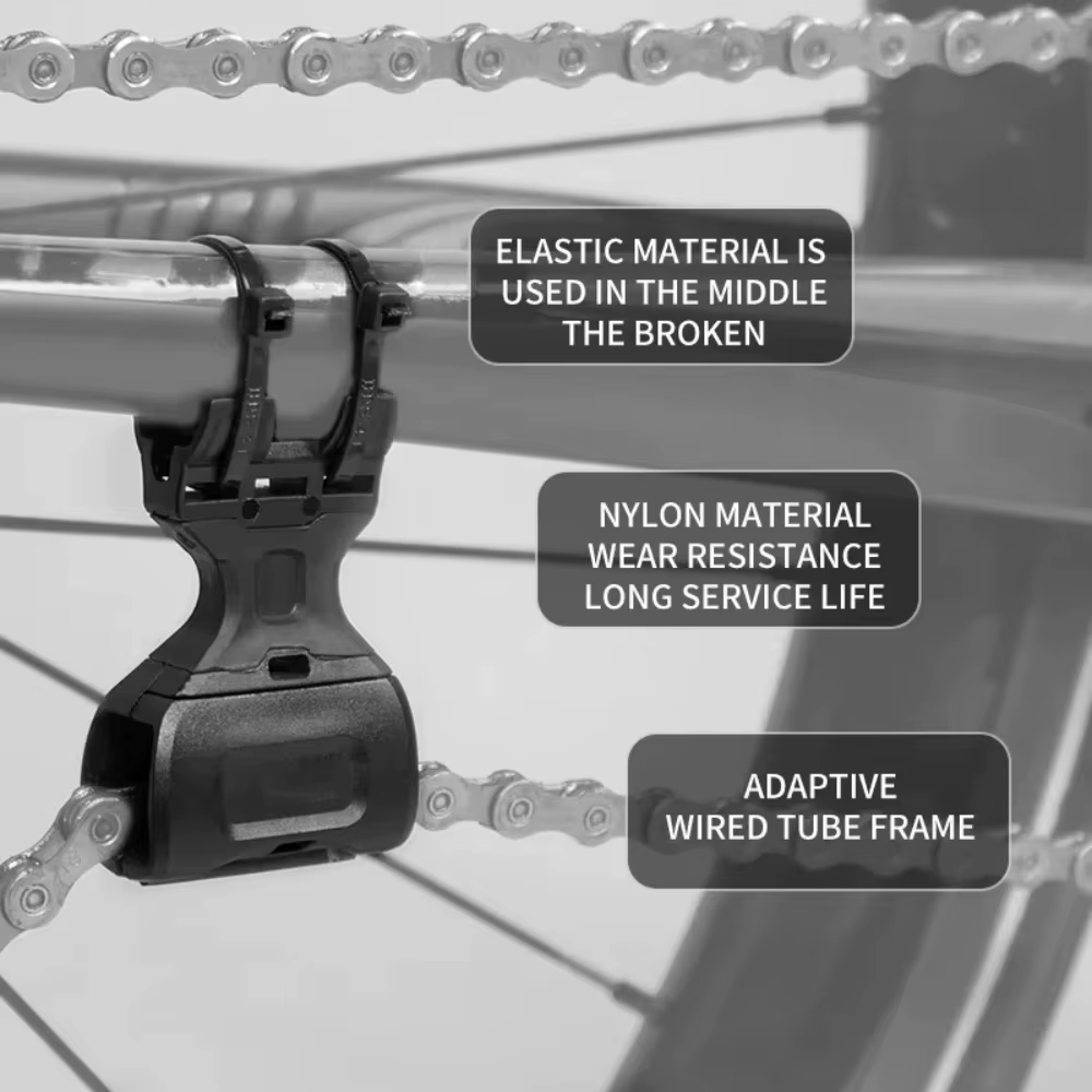 Fixateur de chaîne, guide-chaîne pour VTT et vélos de route