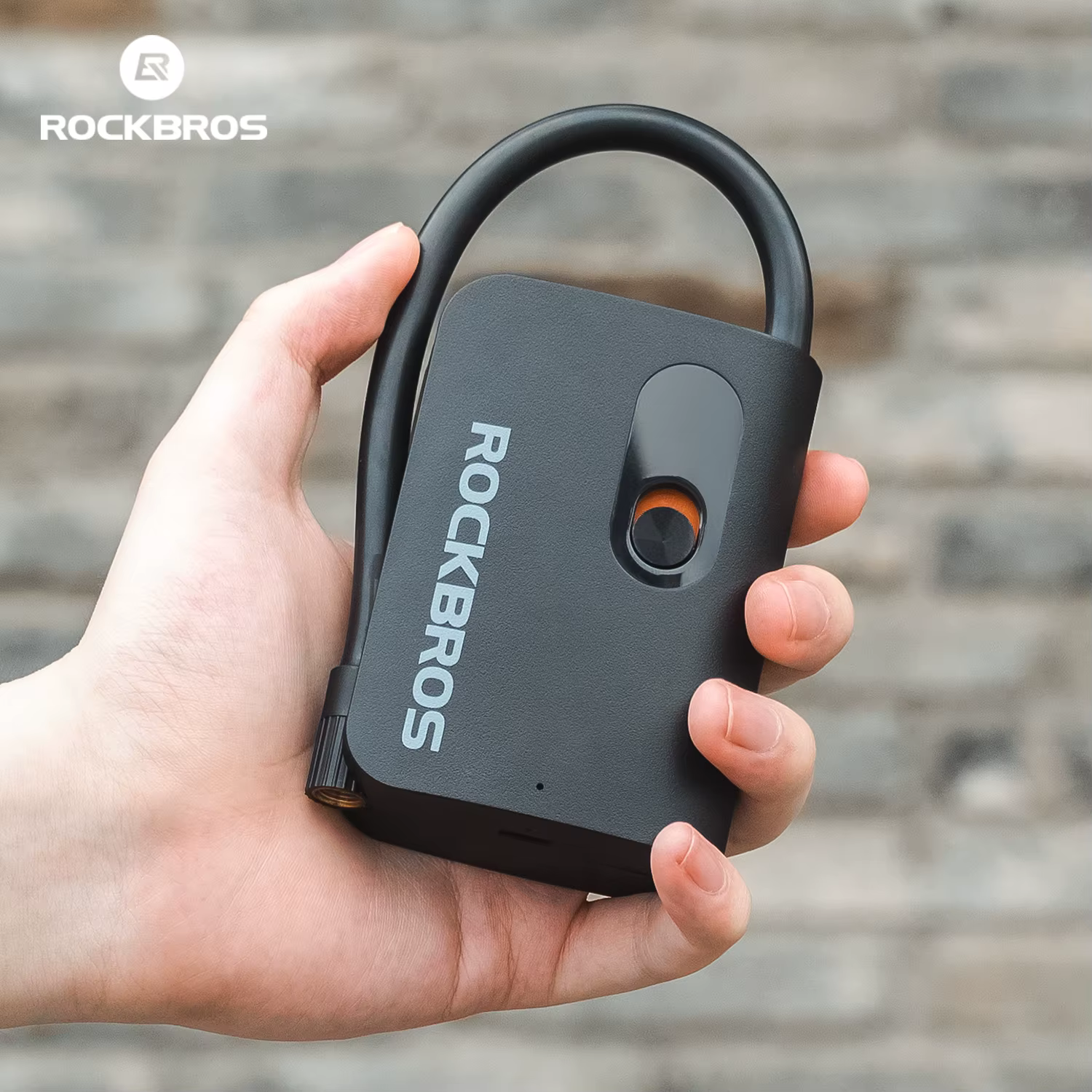 ROCKBPROS Mini pompe électrique de vélo Portable 70psi 2600mAH