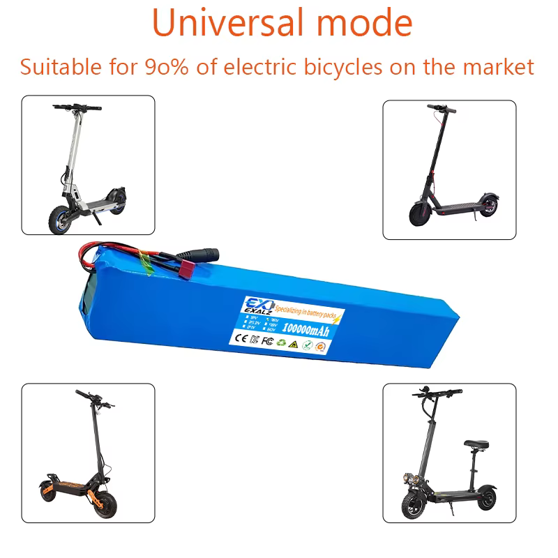 Batterie au lithium pour scooter électrique 10S4P 36V 100Ah