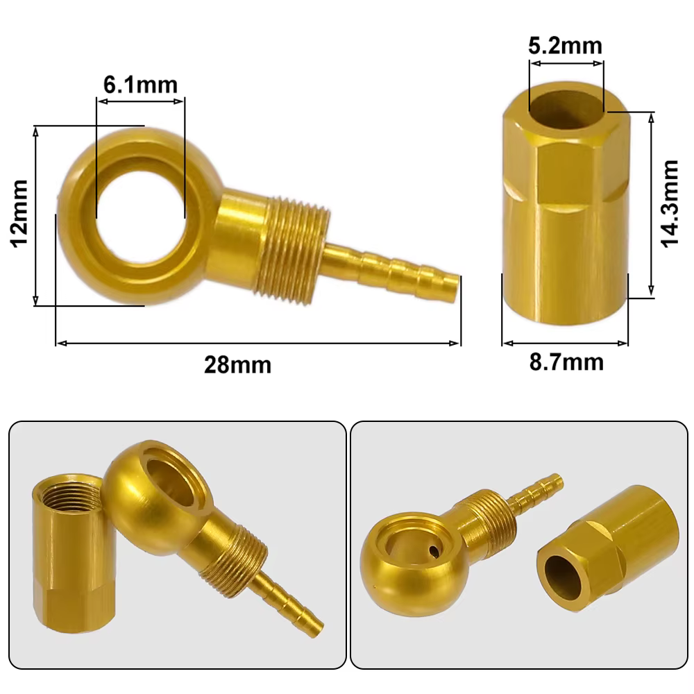 Raccord Banjo de frein hydraulique de vélo HEPPE, raccord de tuyau de frein de vélo, connecteur Olive pour freins BH90 SLX/XT/XTR