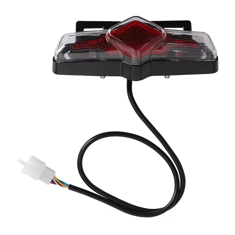Feu arrière LED de sécurité pour trottinette électrique 12V 36V-60V