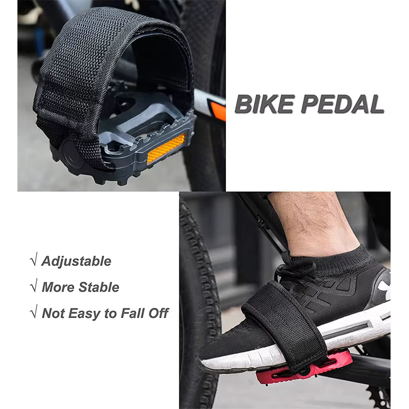 Protège-pédales de vélo d'extérieur avec sangle de fixation antidérapante pour pédale fixie – Accessoires de fixation pour vélo