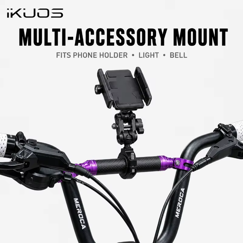 Support télescopique pour guidon de vélo en fibre de carbone