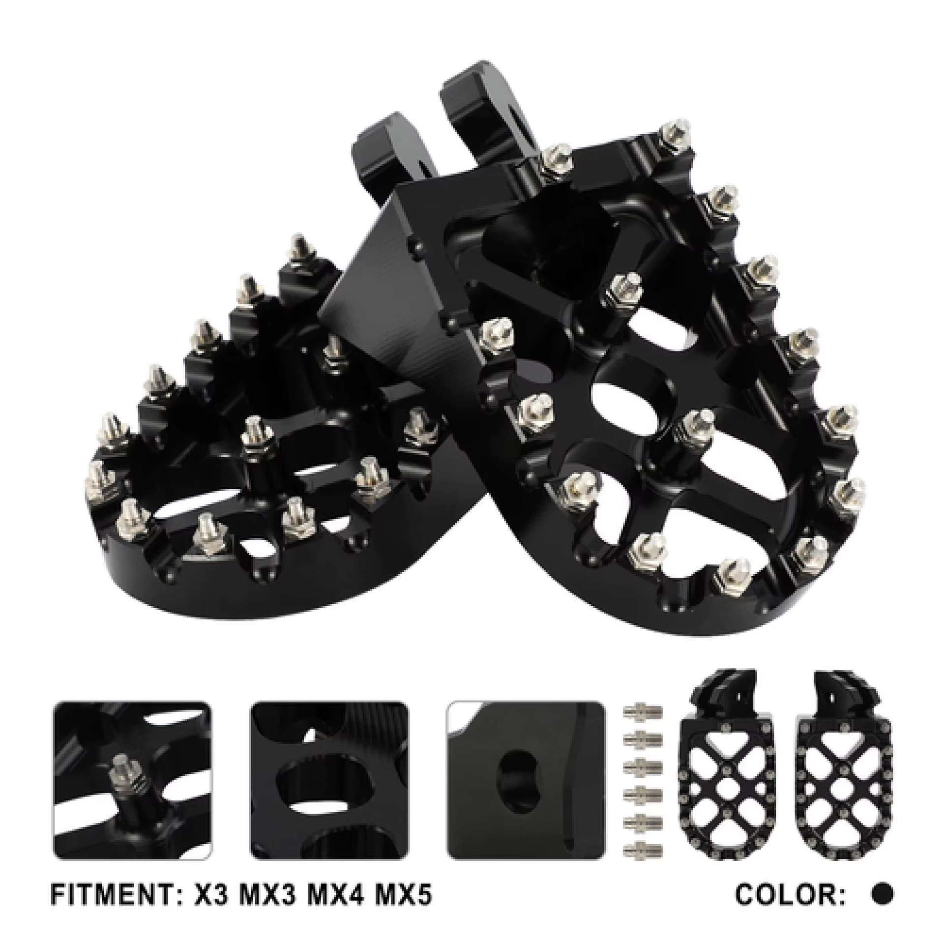 Super ebike Talaria Sting X3/MX3/MX4/MX5 vélo tout-terrain électrique en alliage d'aluminium clouté repose-pieds