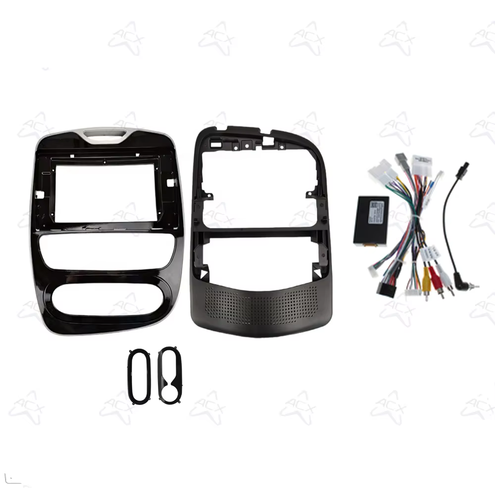 Pour RENAULT CLIO 2012-2016, autoradio 10,1 pouces, lecteur stéréo Android GPS MP5, unité principale 2 Din, cadre de tableau de bord pour installation