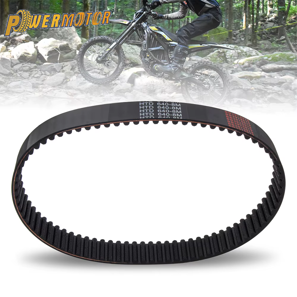 Courroie de transmission à couple élevé pour moto Surron Ultra Bee HTD 640-8M