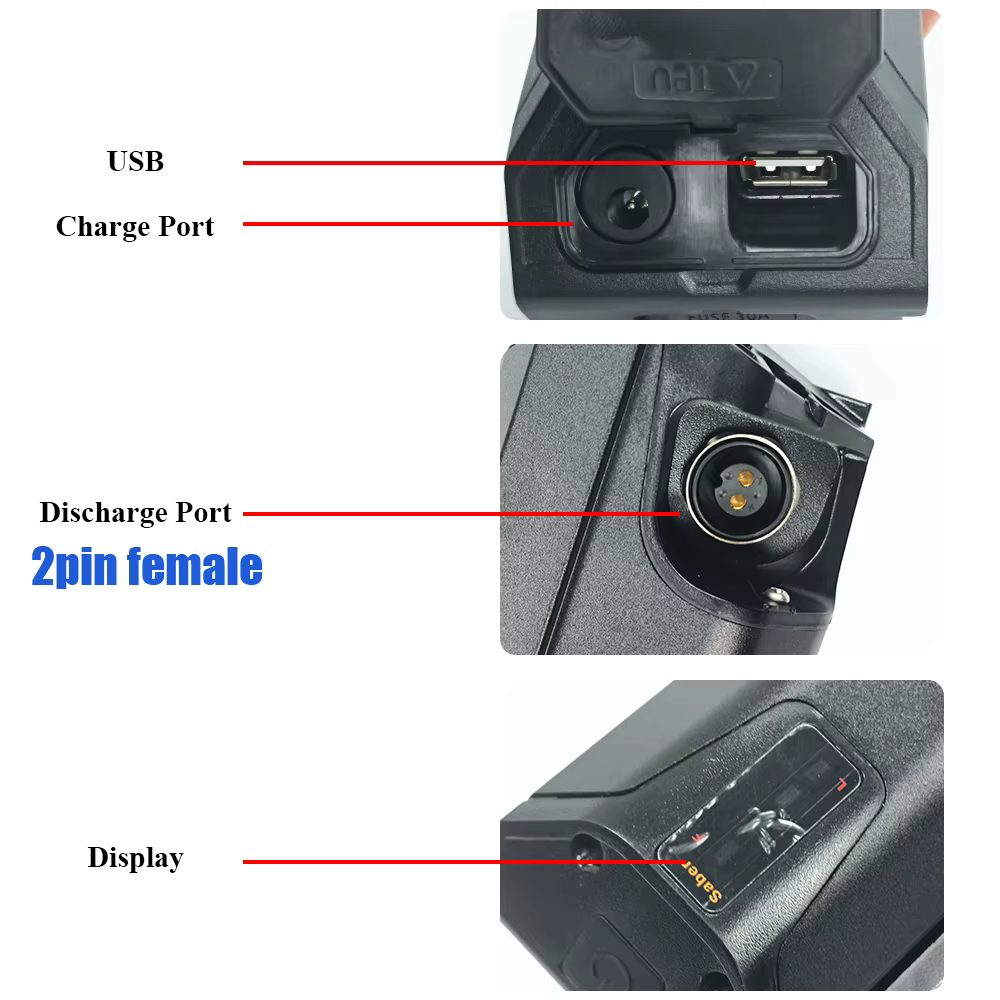 Batterie Lithium-ion JC-JYS4P10S 36V 10.4Ah 14Ah 2pin pour Nakamura e-fit 150 e-summit 750 e-city 100 e-liff remplacement de vélo électrique