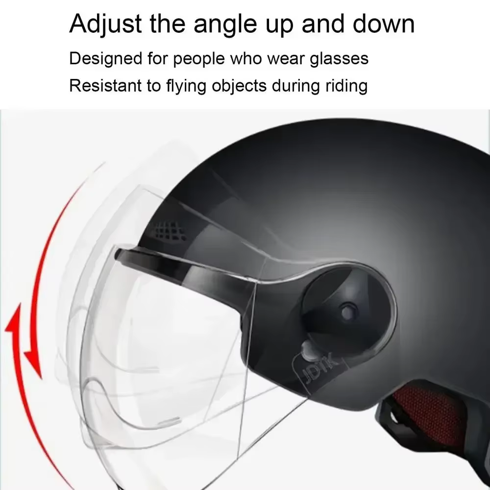 Casque de vélo léger avec lunettes pour adulte