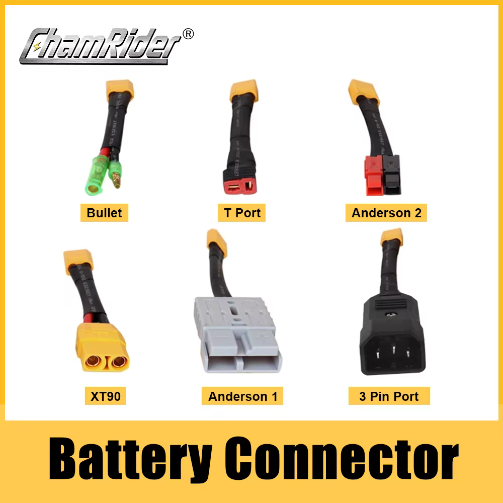 Adaptateur d'interface de batterie de vélo électrique XT60 Dullet T Port Anderson 2 XT90