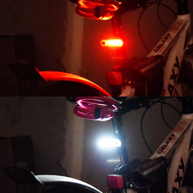Feu arrière de vélo LED rechargeable par USB