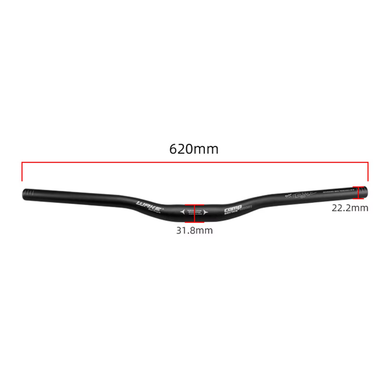 Guidon droit en alliage d'aluminium