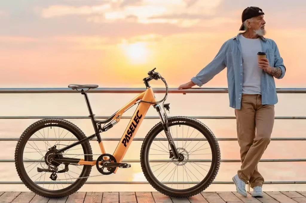 Ebike 2026 GS9 27.5 pouces pneu cadre en alliage d'aluminium adulte vélo électrique 1000W moteur arrière sans brosse 48V 16Ah batterie au Lithium
