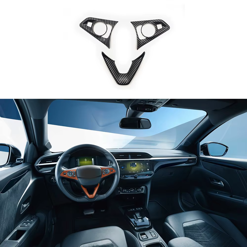 Cadre décoratif de volant adapté au Opel Corsa, accessoires de décoration intérieure