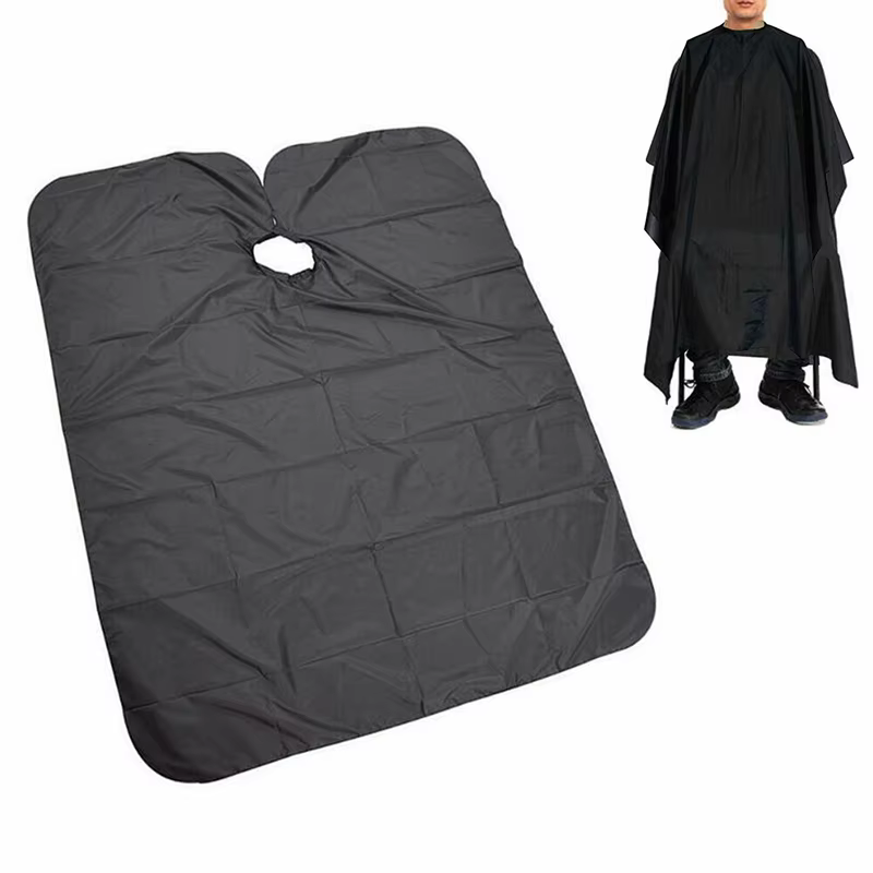 Cape de coiffure pour adultes, imperméable, unisexe, pour salon de coiffure et barbier, tablier de coiffeur