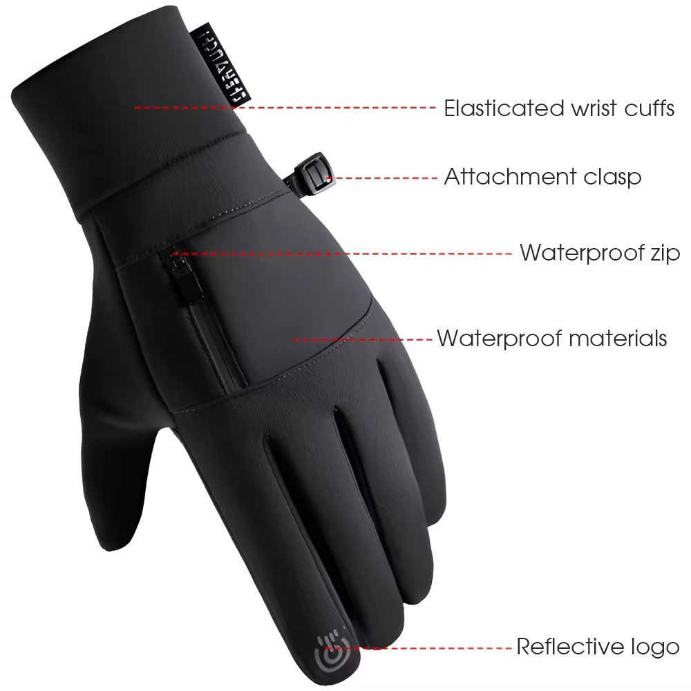 Gants de cyclisme pour écran tactile