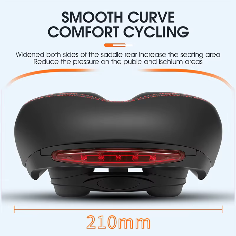 WEST BIKING Selle de vélo large et confortable pour VTT