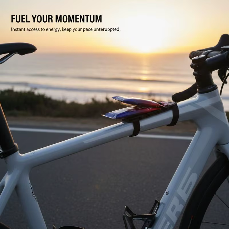 Support de gel énergétique pour vélo avec boîte de rangement pour vélos de route et de montagne