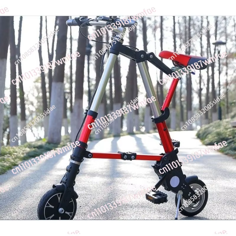 Mini vélo pliable à roues en caoutchouc gonflables de 10 pouces, ultra léger, portable, pour les loisirs, la ville et les déplacements quotidiens des adultes