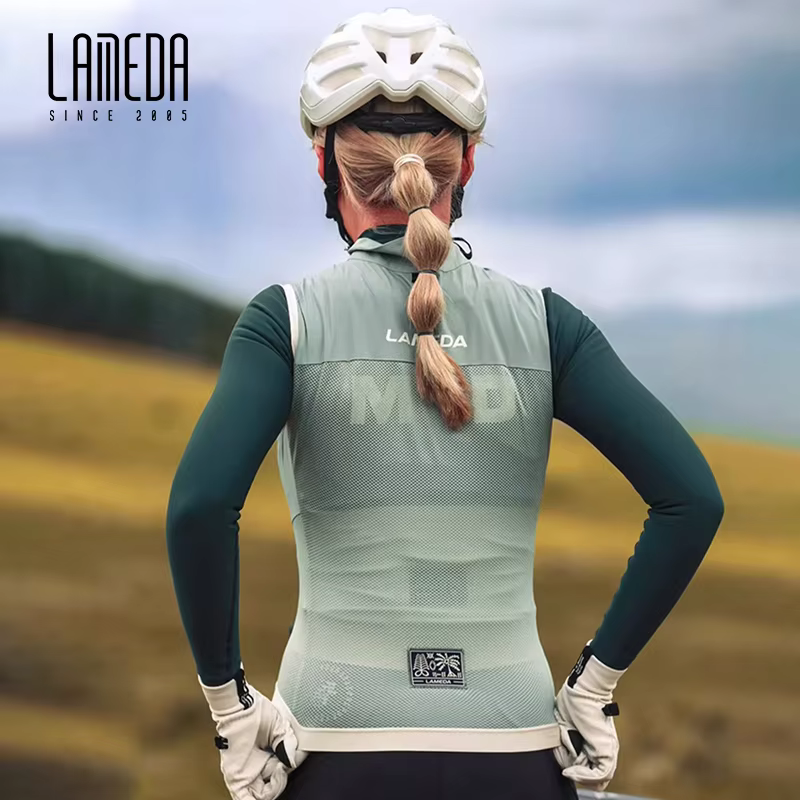 Lameda – gilet de cyclisme coupe-vent pour femmes