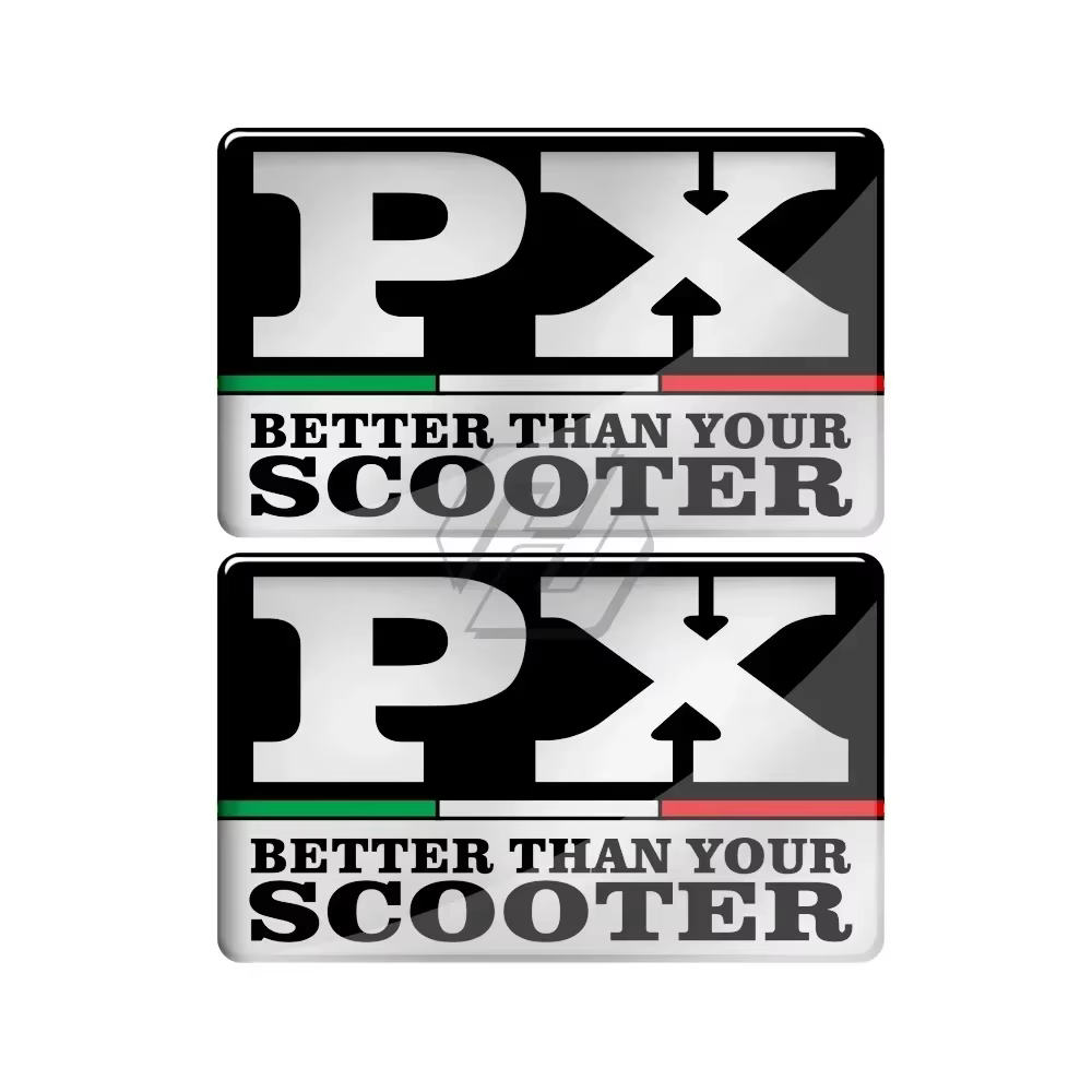 Autocollant de moto 3D pour Scooter Piaggio Vespa PX125 PX150 PX200 PX 125 150 200