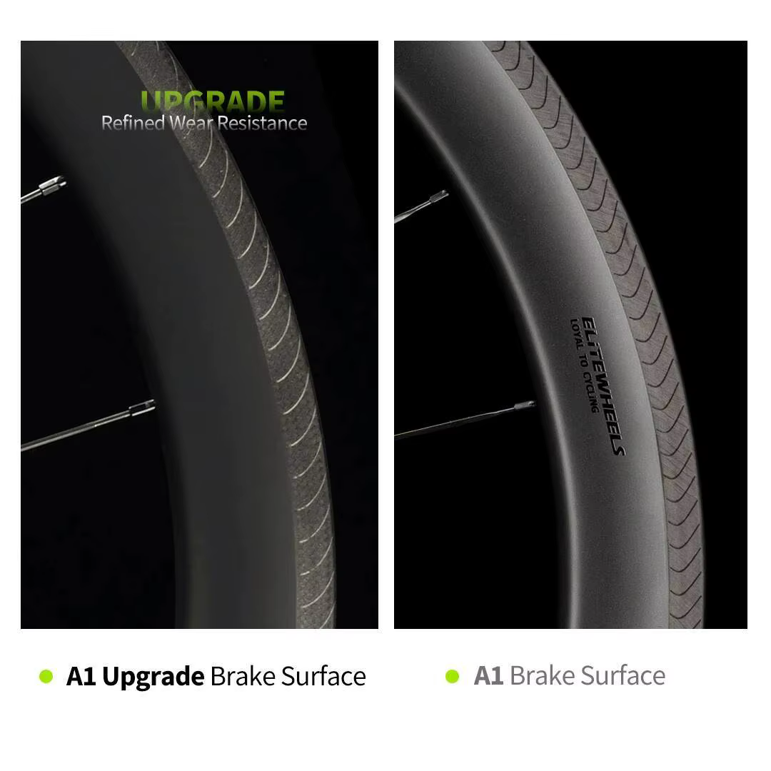 Jeu de roues de route ELITEWHEELS EDGE Carbon Rim Brake