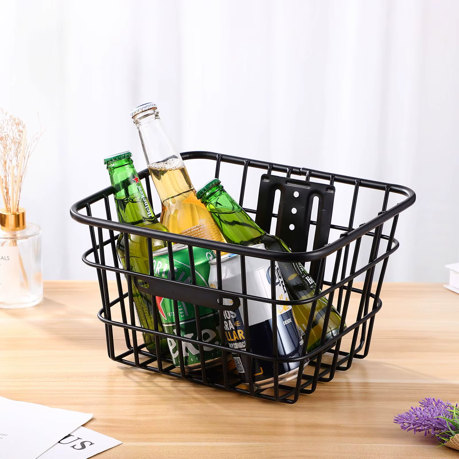 Panier en fil de fer, panier avant de vélo