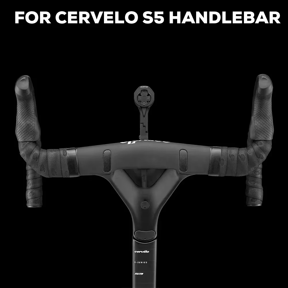 For Cervelo S5 Aerobar Integrated Handlebar Aluminum Alloy Bike Computer Mount Compatible With Gopro/GPS/Garmin/Bryton/Wahoo