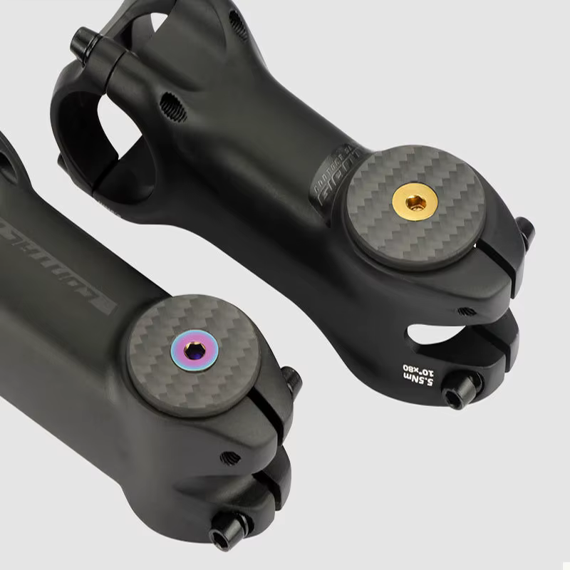 Cache-tête de potence de vélo en fibre de carbone intégrale ultralégère