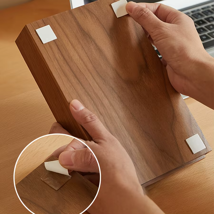 Noyer sous le bureau tiroir organisateur porte-crayons espace de travail accessoire avec support auto-adhésif, bureau, organisation de bureau