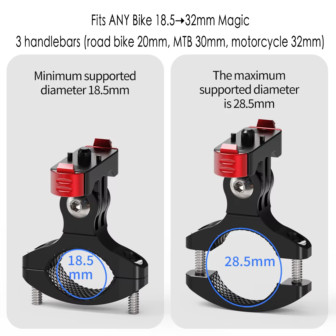 Support de guidon de moto pour GoPro 13