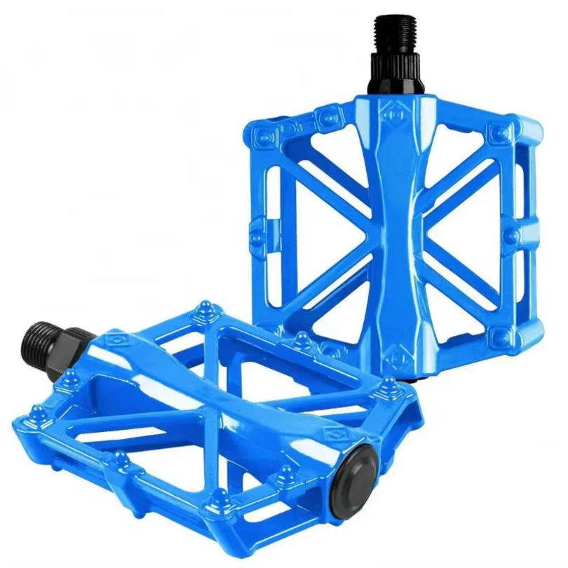 2 paires de pédales antidérapantes en alliage d'aluminium pour vélo de route et VTT