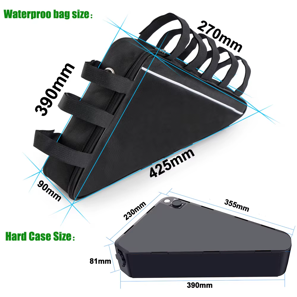 18650 21700 batterie de vélo électrique Triangle tube inférieur Batteries au Lithium Pack