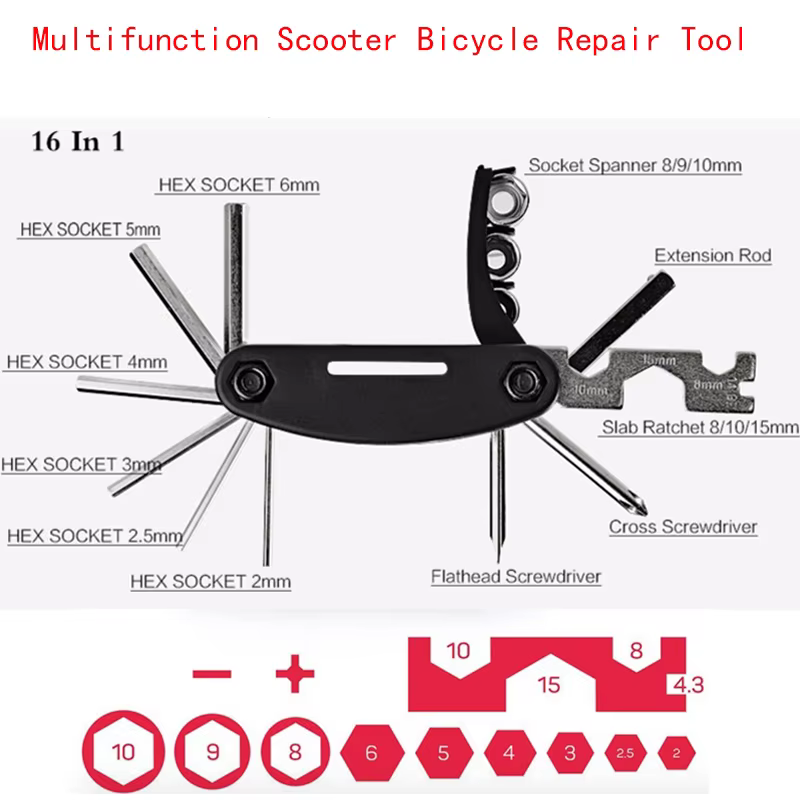 Mini outil de réparation de Scooter de vélo multifonction pour Xiaomi Ninebot