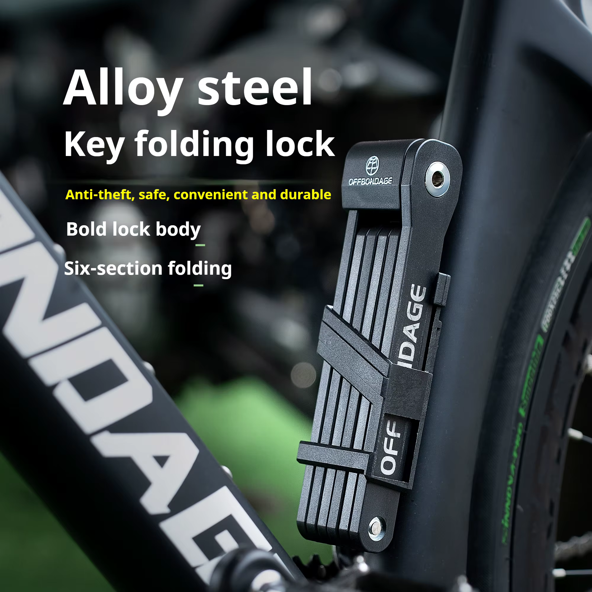 Antivol pliable OFFBONDAGE pour vélo
