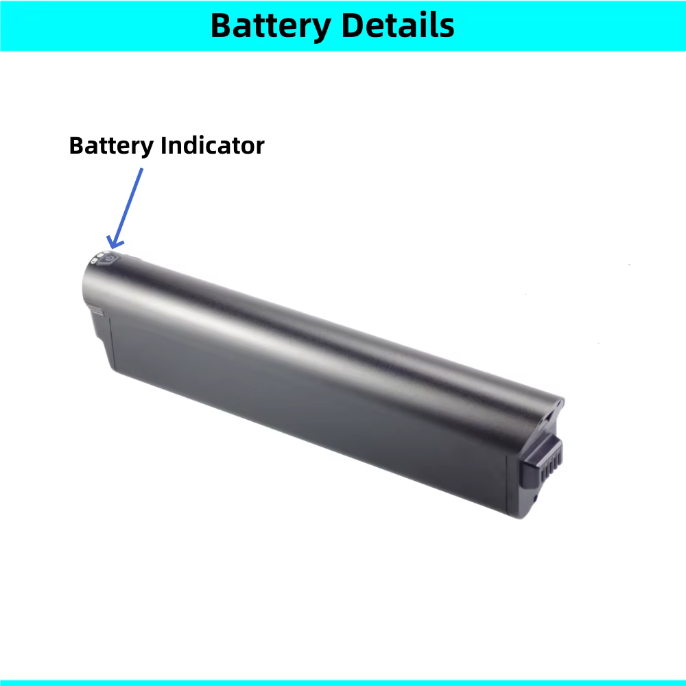 Batterie de vélo électrique HillMiles MileTrail 1 36V 13Ah 15Ah 16Ah 17