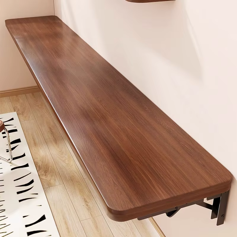Étagère Murale Pliante, Table de Rangement Murale Multifonctionnelle, Étagère de Rangement Droite Polyvalente pour Chambre à Coucher