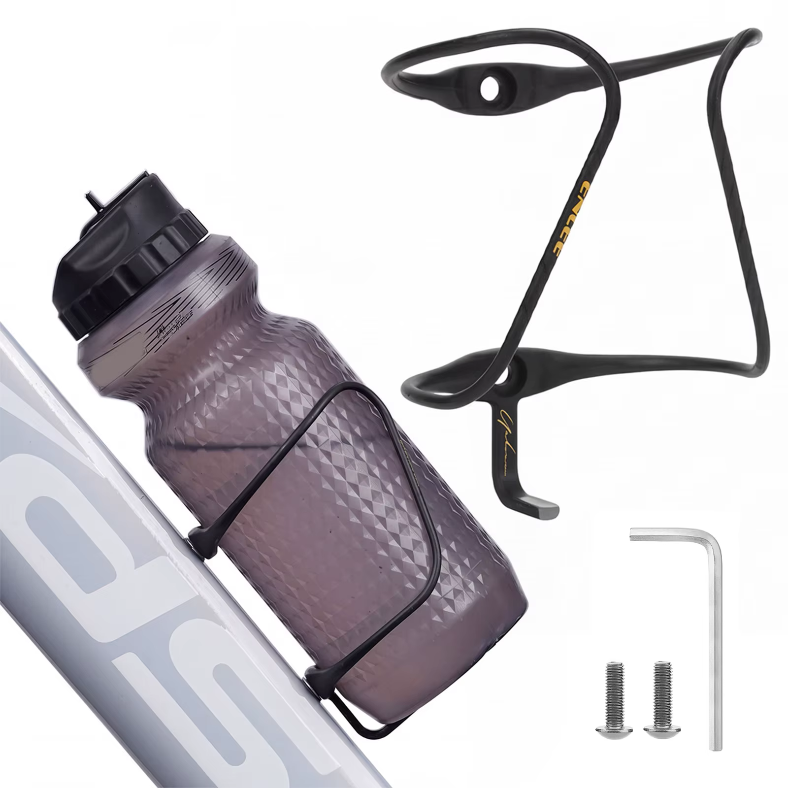 Porte-bouteille de vélo ultra léger en fibre de carbone haute performance pour vélos de route et de montagne