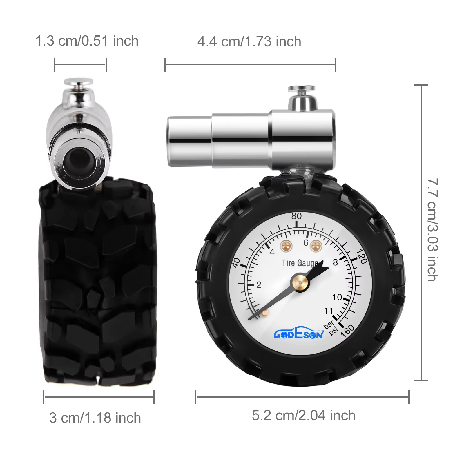 ATsafepro-Manomètre de pression pour vélo de montagne