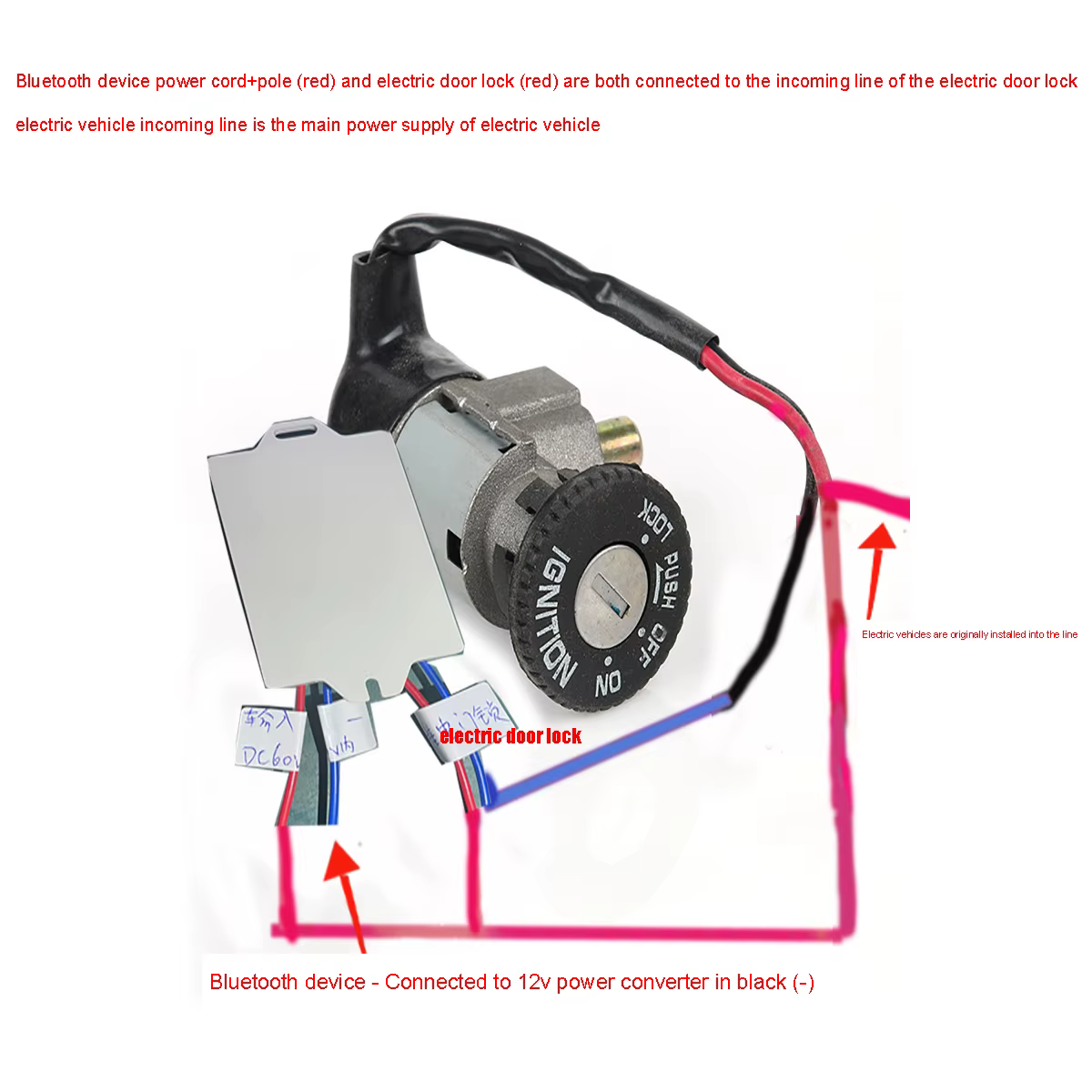 Interrupteur de proximité Bluetooth pour voiture électrique, commande de démarrage automatique, 5V 12V 36V 48V 60V, interrupteur automatique sans clé pour moto, vélo