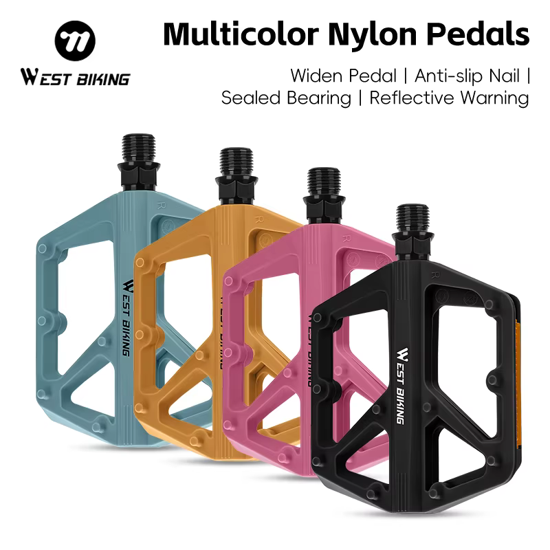 Pédales de vélo en nylon WEST BIKING