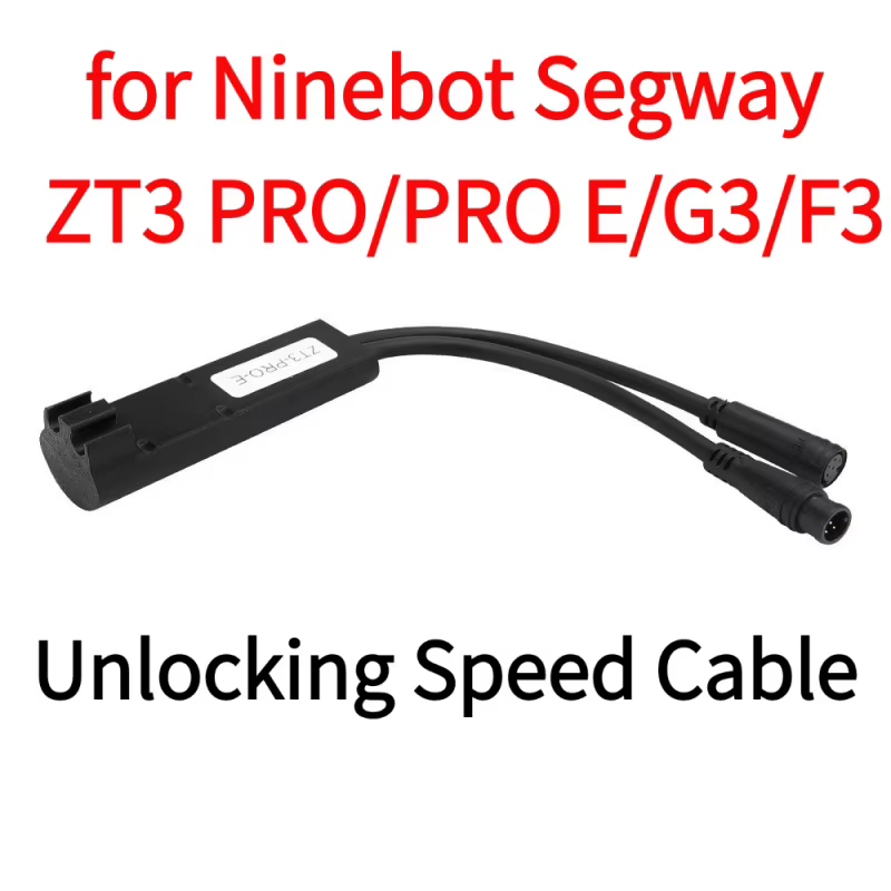 Câble de déverrouillage rapide personnalisé pour trottinette électrique Ninebot Segway ZT3 PRO/PRO E/G3/F3 – Pièces de rechange pour une vitesse de conduite de 40 km/h