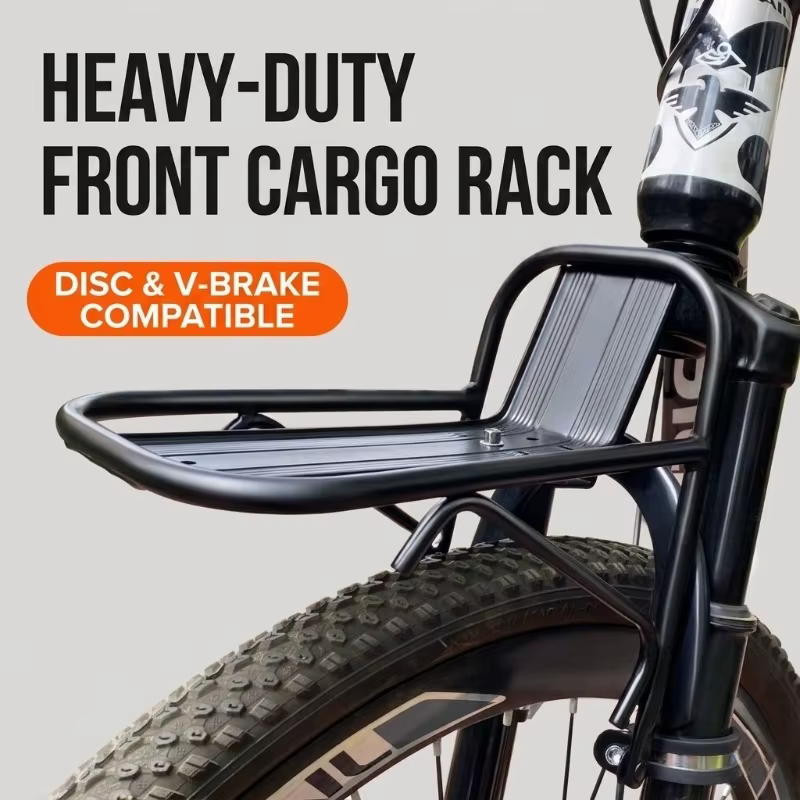 Porte-bagages avant en alliage d'aluminium pour VTT et vélo de route