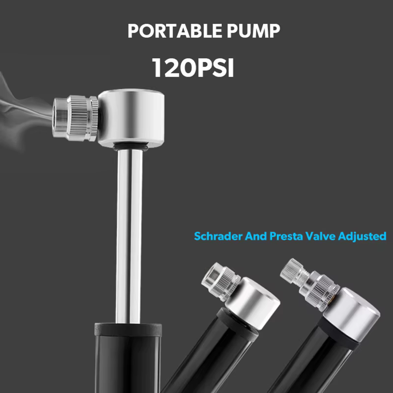 Mini pompe à vélo Portable en alliage d'aluminium